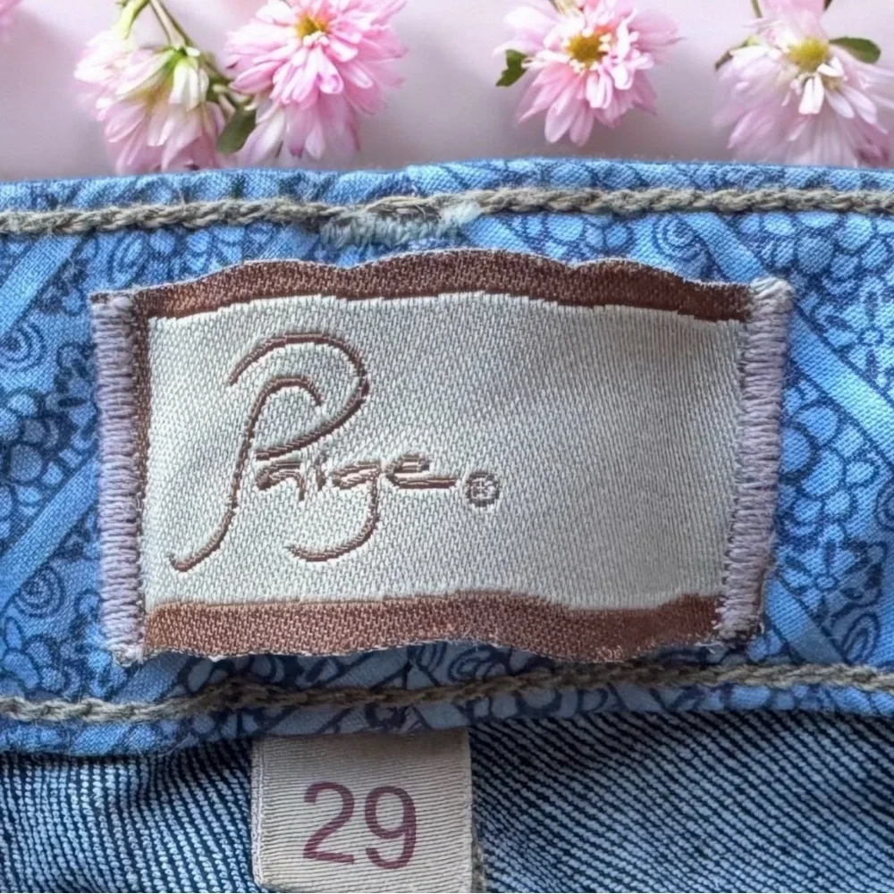 Paige Jeans Size 29 - Flare Denim Wash - Great for Jean Shorts - Marlow Cut - Picture 10 of 17